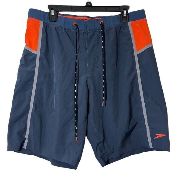 Speedo Boardshorts Mens Size 36 Swim Shorts Trunks Hybrid Workout Granite - Picture 1 of 15